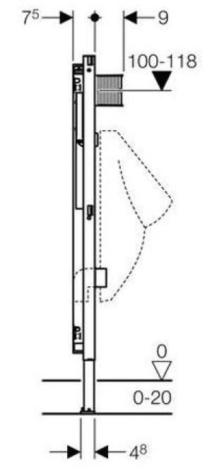 Stelaż Geberit Duofix do pisuaru (111.616.00.1) 3