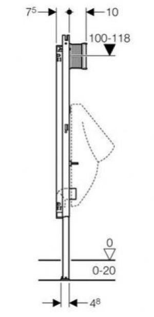 Stelaż Geberit Duofix Basic do pisuaru (111.665.00.5) 3
