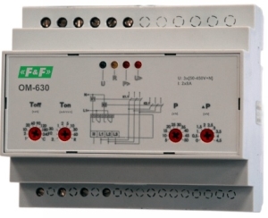 F&F Ogranicznik poboru mocy OM-630 trójfazowy 5-50kW OM-630 1