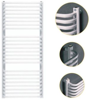 Grzejnik łazienkowy Instal-Projekt Standard 40 cmx120 cmcm biały (GŁ-40/120) 2