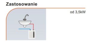 Przepływowy podgrzewacz wody Kospel EPO2-3 Amicus 3.5 kW 0.6 MPa (EPO2-3.AMICUS) 7
