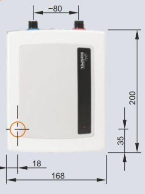 Przepływowy podgrzewacz wody Kospel EPO2-4 Amicus 4.4 kW 0.6 MPa (EPO2-4.AMICUS) 2
