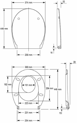 Deska sedesowa Koło Nova Pro (K90118000) 2