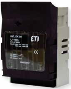 Eti-Polam Rozłącznik bezpiecznikowy skrzynkowy HVL EK 00 M8 3P 160A NH00 001701250 1