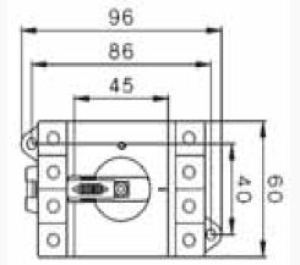 Eti-Polam Rozłącznik LS25 SMA A4 PV DC 4P 4660064 3