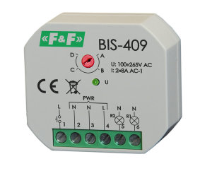 F&F Przekaźnik bistabilny 2Z 8A 230V AC BIS-409 1