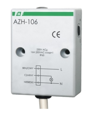 F&F Automat zmierzchowy 16A 230V 2-1000lx IP65 AZH-106 1