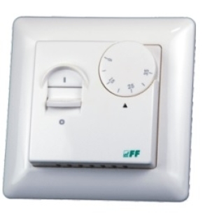 F&F Regulator temperatury 230V 16A -5-60°C IP20 biały (RT-824) 1