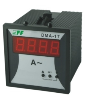 F&F Wskaźnik natężenia prądu 1-fazowy cyfrowy tablicowy 5A DMA-1T 1