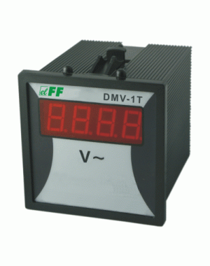 F&F Woltomierz 1-fazowy cyfrowy 0-600V AC dokładność 1% DMV-1T 1