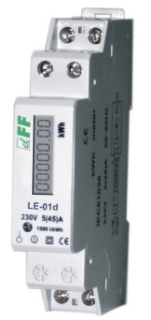 F&F Licznik zużycia energii elektrycznej 1F LE-01D 1