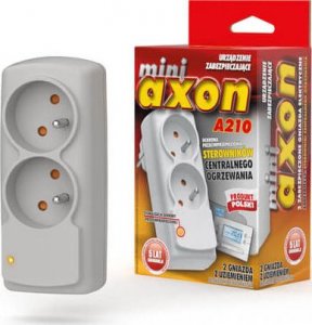 Listwa zasilająca Acar mini CO przeciwprzepięciowa 2 gniazda szara (W0269) 2