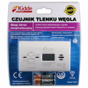 Kidde Czujnik 7DCO czadu z wyświetlaczem LCD + baterie (7DCO) 3