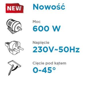Wyrzynarka Graphite WYRZYNARKA 600W ILOŚĆ SUWÓW 500-3000 MIN-1 WALIZKA (T 58G061) - T 58G061 8