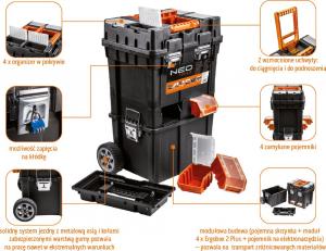 Neo Skrzynka narzędziowa na kółkach 84-115 2