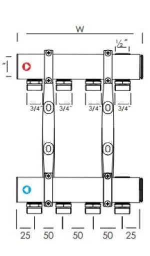 Gorgiel Rozdzielacz RS-9N stalowy 1041126245 3