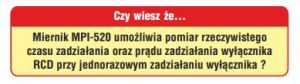 Sonel Miernik parametrów instalacji elektrycznej MPI-520 wielofunkcyjny (WMPLMPI520) 7