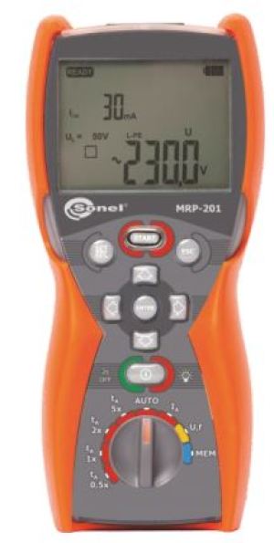 Sonel Miernik zabezpieczeń różnicowoprądowych MRP-201 WMPLMRP201 2