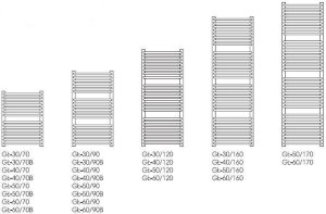 Grzejnik łazienkowy Instal-Projekt Standard 50 cmx160 cmcm biały (GŁ-50/160) 3