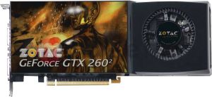 Karta graficzna Zotac CUDA GTX 260 2, 896MB DDR3 (448bit), HDCP/HDMI/DVI/D-Sub, PCI-E, BOX (ZT-X26E3KM-FSP) 1