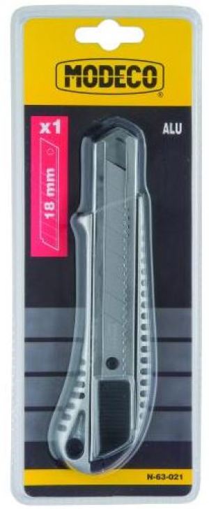 Modeco Nóż z wymiennym ostrzem łamanym STEEL 18mm MN-63-021 2
