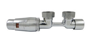 Schlosser Zestaw kątowy Duo-plex Mini 3/4\" x M22x1,5 chrom lewy - 606100058 1