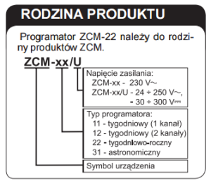 Zamel Programator czasowy tygodniowo-roczny 230V AC ZCM-22 4