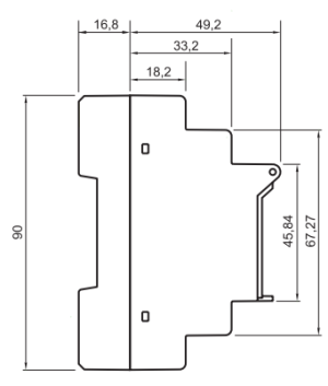Zamel Programator czasowy tygodniowo-roczny 230V AC ZCM-22 7