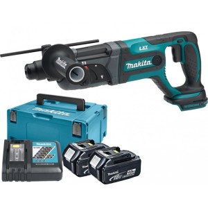 Młotowiertarka Makita Młotowiertarka akumulatorowa 18V 2x4Ah Li-Ion (DHR241RMJ) 2