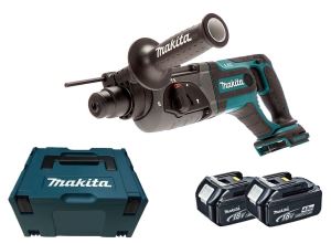 Młotowiertarka Makita Młotowiertarka akumulatorowa 18V 2x4Ah Li-Ion (DHR241RMJ) 4