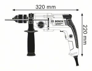 Wiertarka Bosch GBM 13-2 RE 750W 2