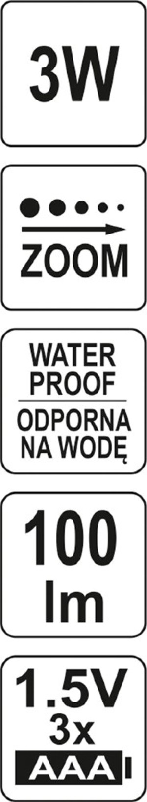 Latarka czołowa Yato YT-08590 9