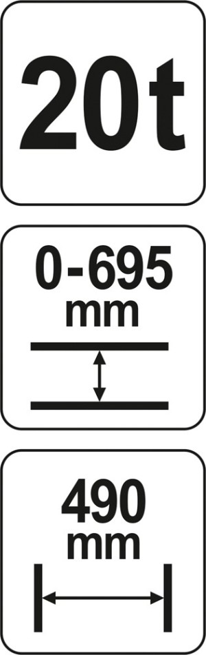Yato Prasa hydrauliczna 20t - YT-55581 4