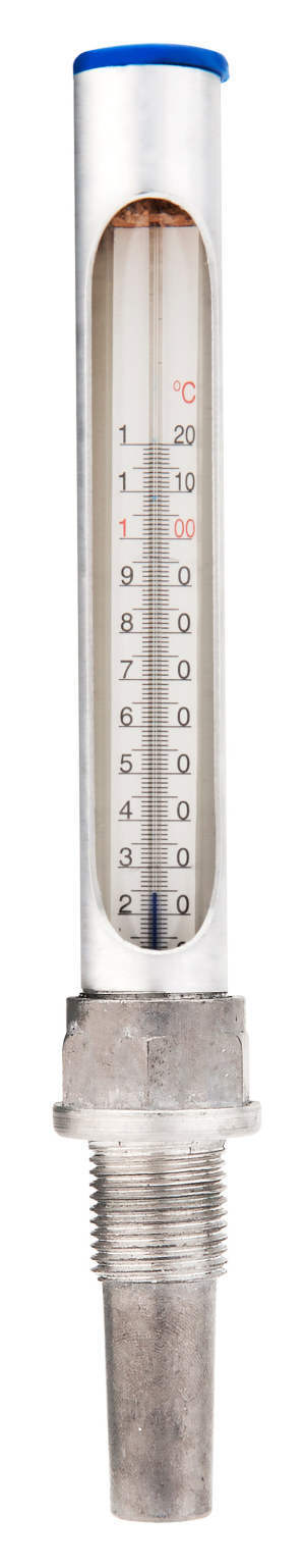 Ferro Termometr słupkowy do C.O. 3/4" 150°C prosty TK34150 1