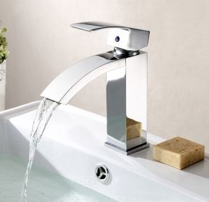 Bateria umywalkowa Rea Enzo High stojąca chrom 4