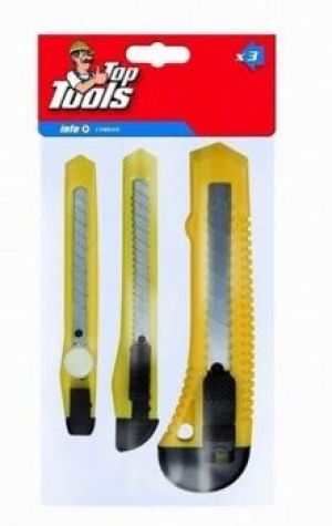 Top Tools Noże zestaw 3szt. 17B533 2