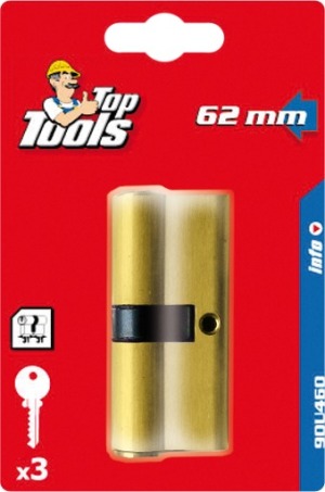 Top Tools Wkładka profilowa do zamka 62mm 31/31 3 klucze (90U460) 2