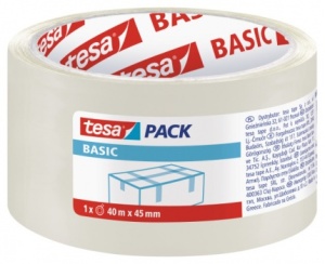 Tesa Taśma pakowa Basic bezbarwna 40m 45mm (H5857400) 1