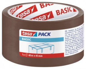 Tesa Taśma pakowa BASIC brązowa 40m 45mm (H5857500) 1