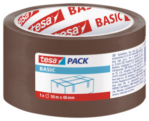Tesa Taśma pakowa BASIC brązowa 50m 48mm H5857300 1