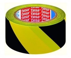 Tesa Taśma samoprzylepna ostrzegawcza 33m 50mm żółto-czarna (H6076093) 1