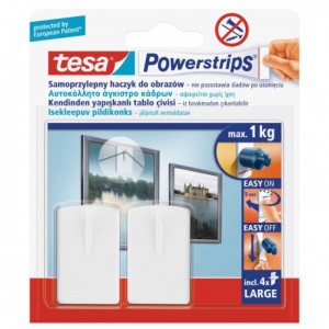Tesa Haczyk samoprzylepny do obrazów POWERSTRIPS 2 szt. biały (H5803128) 2