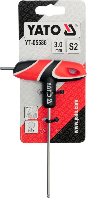 Yato Klucz imbusowy hex typ T 3mm z kulką (YT-05586) 2