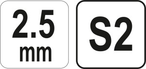 Yato Klucz imbusowy hex typ T 3mm z kulką (YT-05586) 4