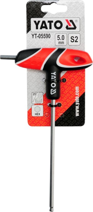 Yato Klucz imbusowy hex typ T 5mm z kulką (YT-05590) 2