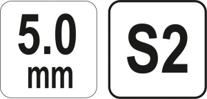 Yato Klucz imbusowy hex typ T 5mm z kulką (YT-05590) 4