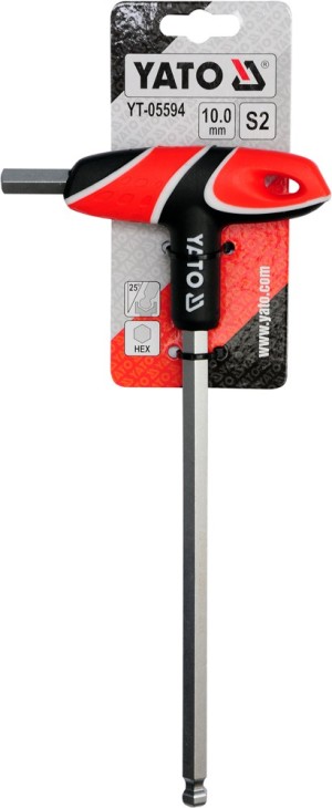 Yato Klucz imbusowy hex typ T 10mm z kulką (YT-05594) 2