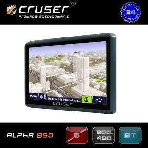 Nawigacja GPS Cruser Alpha B50 Cruser Map PL 3
