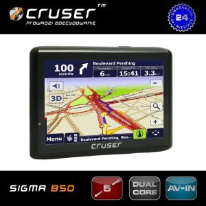 Nawigacja GPS Cruser Sigma B50 Cruser Map PL 1
