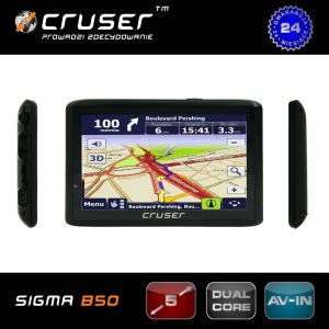 Nawigacja GPS Cruser Sigma B50 Cruser Map PL 4